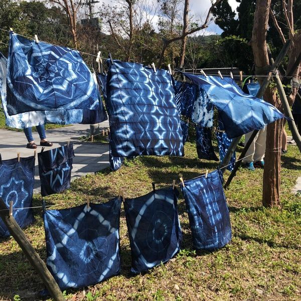 中山新村廣場染布海圖片